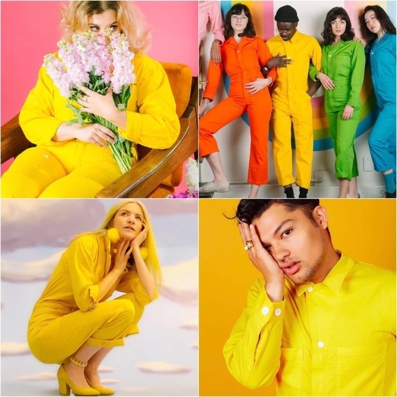 BIG BUD PRESS 70s Cotton Twill Long Sleeve Collared Utility Coveralls Jumpsuit M - Picture 5 of 16